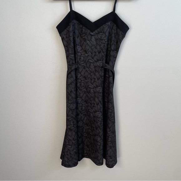 Damzels patterned black/grey dress (S) - Picture 6 of 6